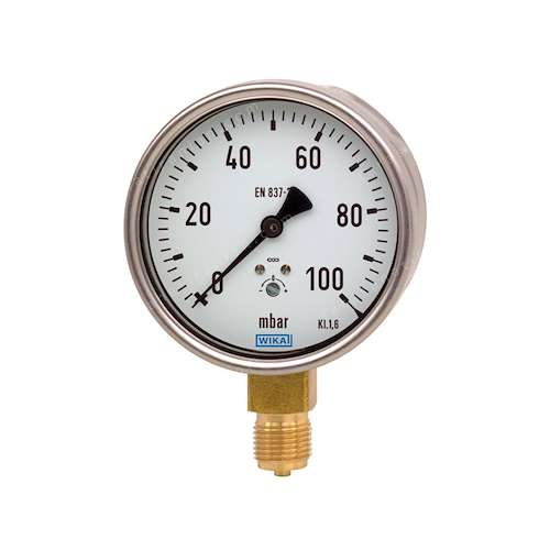 گیج فشار عقربه ای گیج فشار ویکا مدل ۶۱۲.۲۰